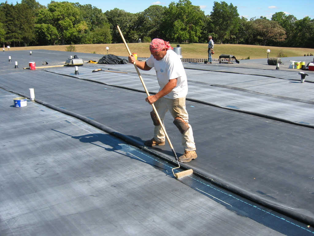 Black and White EPDM Roof Systems roof planning in Greensboro